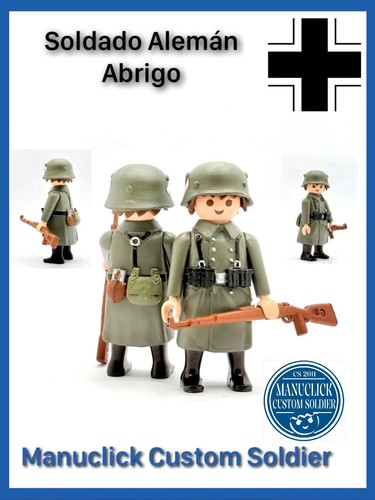 Playmobil custom ww2 soldado - playmobil,