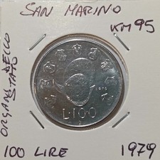 San marino 100 lire - lire,, 1979