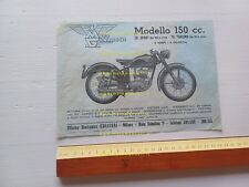 Guazzoni 150 Sport - Turismo anni 50 depliant moto italiano originale