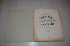 JOACHIM RAFF- 4 ME GRAND TRIO POUR PIANO, VIOLON ET VIOLONCELLE OP. 158 - MAHO
