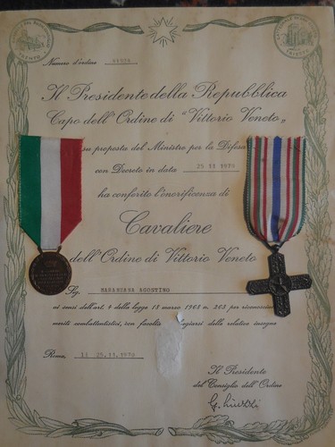 Diploma attestato della croce - attestato,