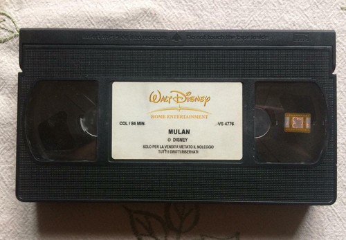 Mulan vhs film - mulan,