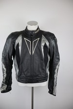 DAINESE GIUBBINO MOTOCICLISTA UOMO 52 BIKERS MAN PELLE JACKET PROTEZIONI MOTO
