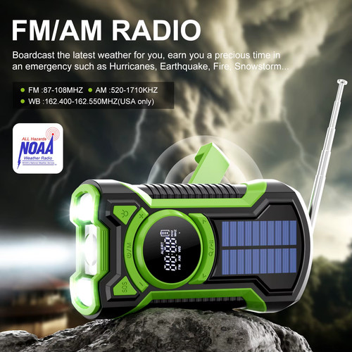 Radio emergenza manovella - radio, a