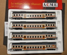 Acme SET 4 CARROZZE PIANO RIBASSATO SERIE 1973  LIVREA MDVC Ep. IV-V Art. 50051