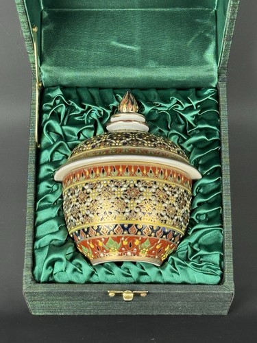 Vintage vaso benjarong - vintage,