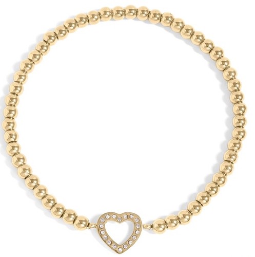 Bracciale perline acciaio inox - perline,