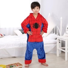 "Pigiama Bambini Spiderman Flanella Invernale - Cartone Animato - Training Toile