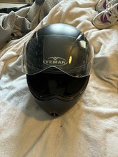 Casco moto nero Vemar taglia