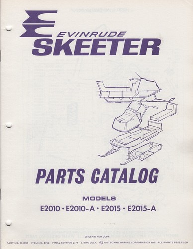 Manuale ricambi motoslitta - manuale,
