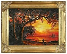 Fine Del Giorno - Dipinto A