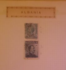 46 Francobolli Timbrati Albania in 4 Fogli.