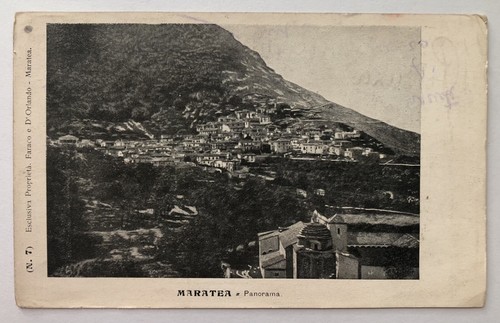 Cartolina maratea panorama - maratea,