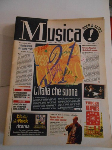 Rivista musica rock altro - rivista-musica, rock&altro