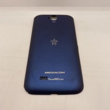 MEDIACOM PHONEPAD DUO G500 DUAL SIM back cover Coperchio batteria BLU ORIGINALE