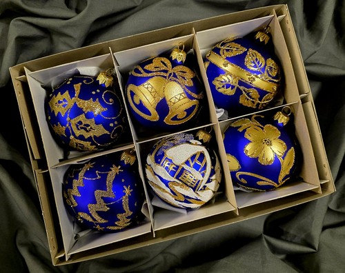 Palline vetro dipinte a - palline,