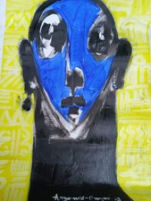 Omoyeni Arogunmati acrilico su