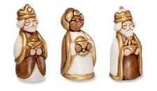 THUN PRESEPE _ OFFERTA § RE MAGI _ 3 pezzi - Colore Bianco-marrone § NUOVO