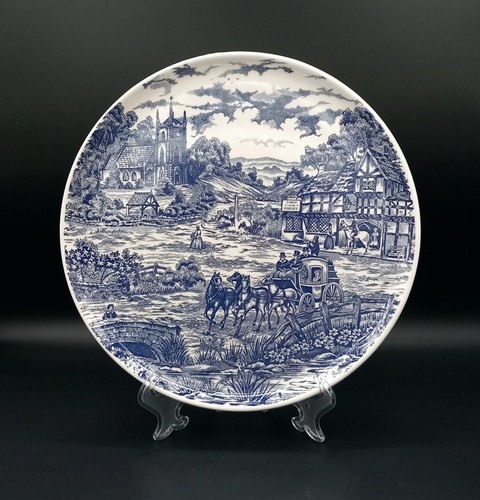 Piatti ceramica blu con - in,