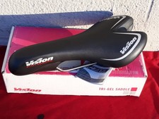 Nuova sella FSA Vision Tri Gel Elite bici da strada triathlon rotaie titanio vintage