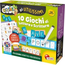 Lisciani LSC102839 Carotina - Gli Utilissimi: 10 Giochi di Lettura e Scrittura
