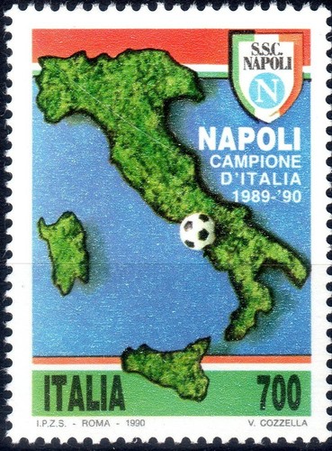 1990 italia repubblica napoli - italia,