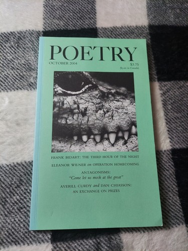 Poetry magazine october 2004 - poetry,