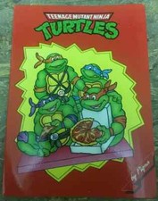 1 QUADERNO SCUOLA VINTAGE  1989,TARTARUGHE NINJA TURTLES,CARTOLERIA TMNT ANNI 80