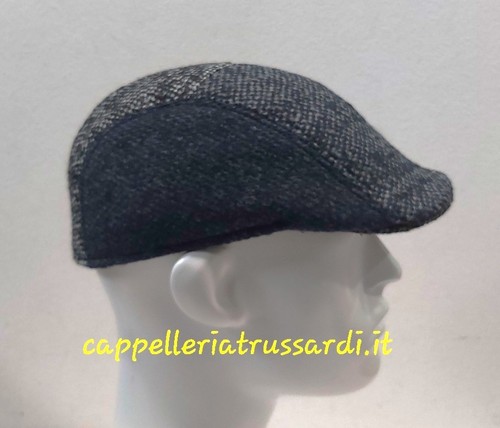 Coppola berretto patchwork blu - patchwork,