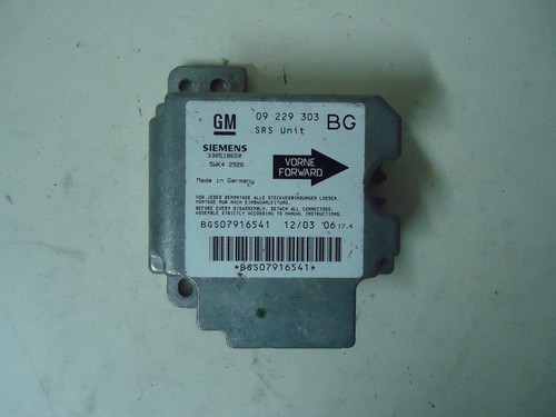 09229303 centralina airbag - 09229303, bg