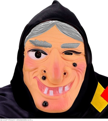 Maschera strega nera - strega,