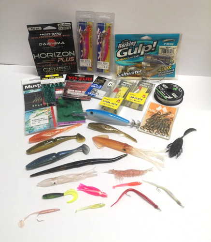 Lotto stock materiale pesca - stock,