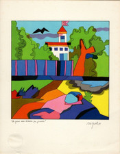 Fotolitografia Ugo Nespolo "Pe