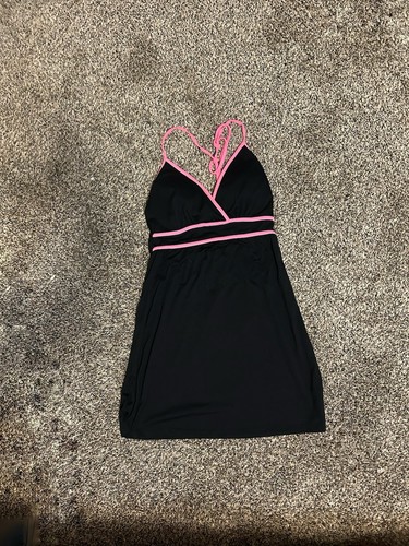 Mini abito nero - , rosa