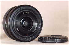 Sony E Mount 20mm f/2.8 Pancake Obiettivo grandangolare (SEL20F28) - Ottime condizioni
