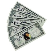 Banconota Ufficiale Autografata da Tullio De Piscopo Official Signed Banknote