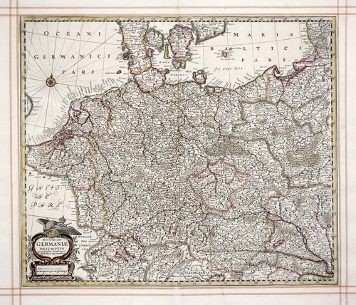 Germania originale incisione - germania,