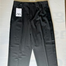 ZARA PANTALONE TUTA GESSATO