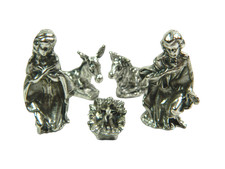 Mini Natività in Peltro 3 Cm