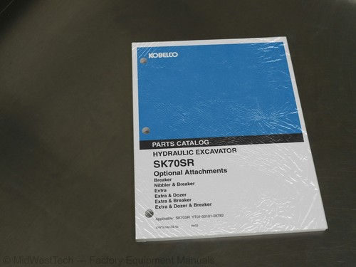 Catalogo ricambi escavatore