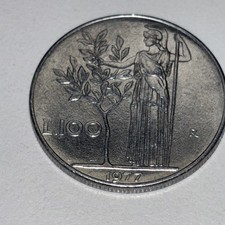 Vintage. Moneta Italiana 1977