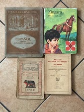 Lotto 4 Libri Antichi e Vintage 1921-1971 Lingua Classici Reperti Storici