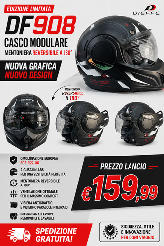 Casco modulare reversibile - modulare,