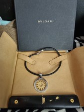 Bulgari ciondolo sole acciaio - ciondolo,