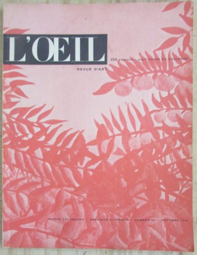 Revue art oeil 46 de - art,