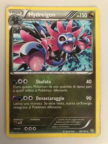 Hydreigon 124 set bianco - hydreigon, e