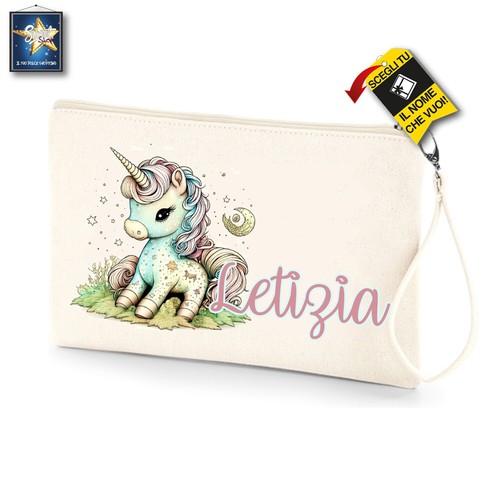 Pochette astuccio unicorno - pochette,