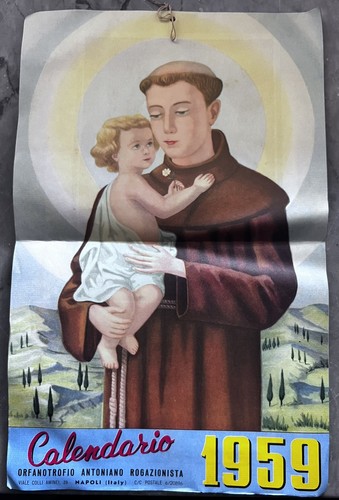 Calendario storico 1959 - calendario,