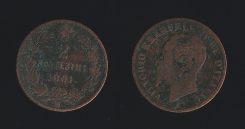 Centesimi 1861 milano - centesimi, m