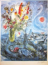 Marc Chagall La Dormeuse Aux
